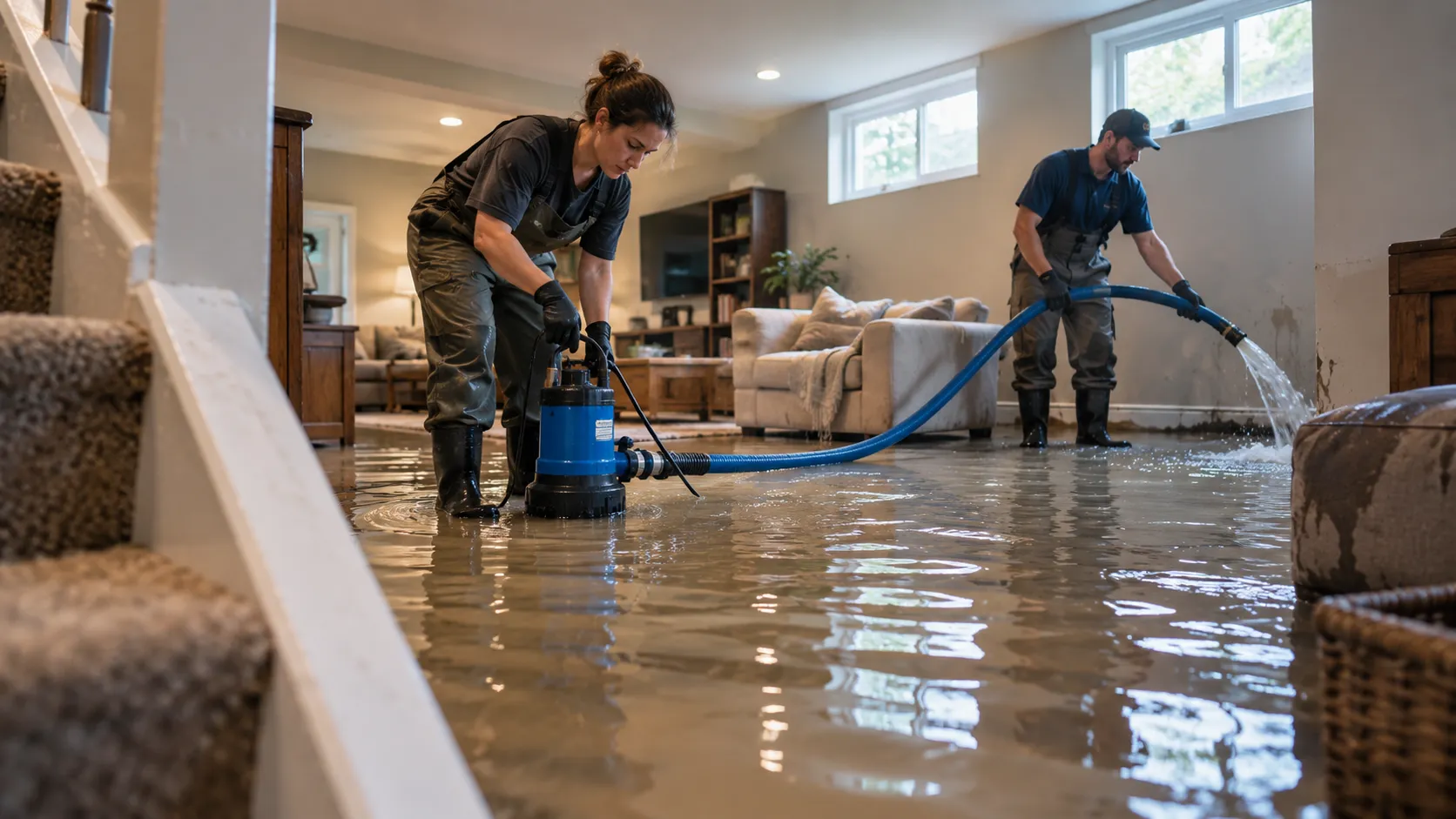 Flooded Basement Cleanup in Grand Rapids, MI